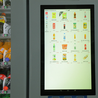 Distributeur automatique de boissons et de collations LE avec refroidissement par compresseur, écran tactile de 21,5 pouces, grande capacité pour chips, bonbons et biscuits