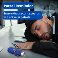 Reloj Despertador Táctil con Alarma, USB Magnético Personalizable, Plan de Patrulla, Gestión de Personal, Sistema de Ronda de Vigilancia