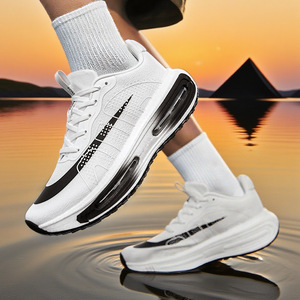 Chaussures de course et de marche rembourrées pour hommes, baskets de course tout-terrain, semelles épaisses, légères, respirantes, chaussures de jogging et de tennis pour femmes - Product Image 2