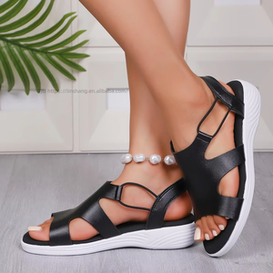 Sandalias de Playa Cómodas para Mujer, Estilo Europeo y Americano, Punta Abierta, Plataforma Gruesa, Nuevas, Disponibles al por Mayor - Product Image 3