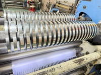 Bandes métalliques laminées, rubans en aluminium, rubans Mylar, blindage de câbles, enveloppement de conduites d'air flexibles HAVC, industrie de la climatisation