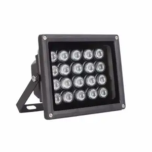 Outdoor IP65 CCTV Flood Lights With Infrared IR Array 850NM LED Aluminum Body
