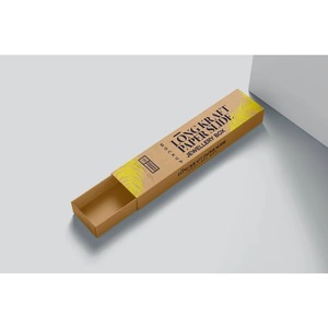 Caja de Regalo Personalizada con Logotipo Impreso, Caja de Joyería de Cartón Kraft Plegable con Cajón Deslizante Largo - Product Image 4
