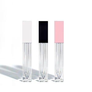 Tube de couleur à lèvres transparent carré simple et populaire, nouveau modèle, 7 ml, conteneur vide – Offre spéciale - Product Image 3