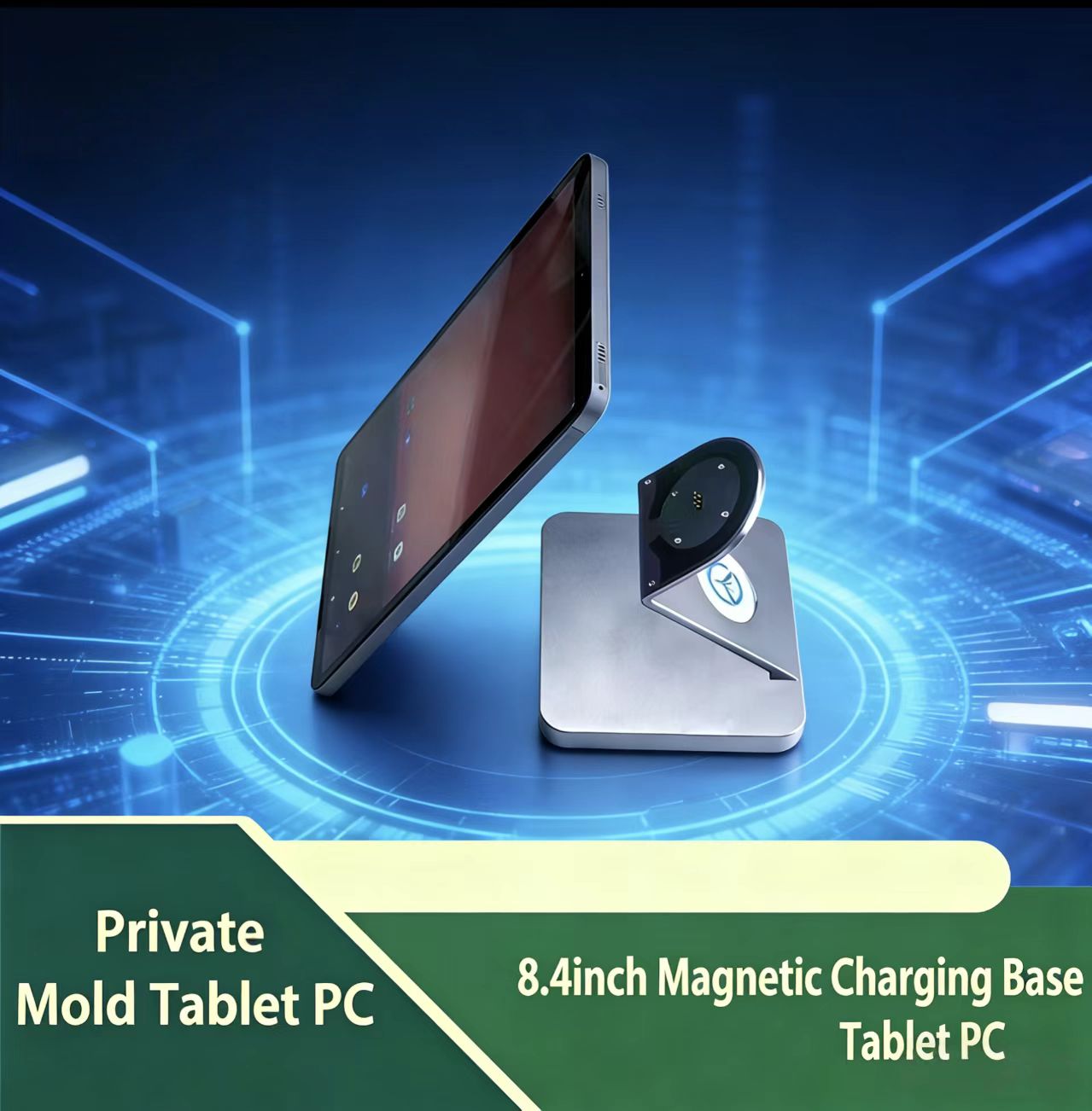 Gray+Magnetic charging base