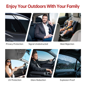 <span class=keywords><strong>Film</strong></span> de protection pour vitres de voiture en nano-céramique professionnel, anti-rayures, 15,2 % VLT, 93 % de rejet des rayons infrarouges, 99,8 % de protection UV, 8 ans - Product Image 3