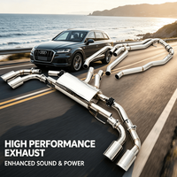 Tuyau d'échappement en acier inoxydable personnalisable pour Audi Q7, kit d'échappement Catback haute performance à montage direct pour l'amélioration de la voiture
