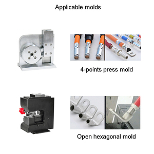 เครื่องจีบดึงสายไฟฟ้าช่วง 1 ถึง 120 มม. เครื่องกดหกเหลี่ยมเซอร์โว - Product Image 2