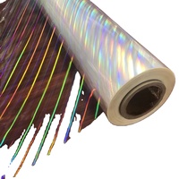 Film de stratification d'impression de motifs laser d'usine BOPP transparent holographique