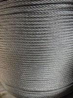 Câble métallique 6x12+7FC 1670/1770Mpa galvanisé pour la fixation de cargaisons et le transport flottant du bois