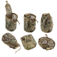 Entrepôt USA KRYDEX Tactical MOLLE Drop Pouch Foldable Mag Recycling Holder Mesh Dump Pouch for Belt
