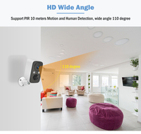 Caméra de sécurité solaire extérieure intelligente AVstart Online Mini à faible consommation d'énergie, 3MP 2K, Wifi