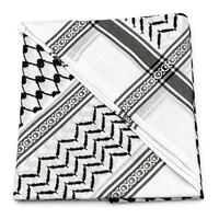 Keffiyeh palestinienne traditionnelle pour homme, shemagh, foulard saoudien de Dubaï