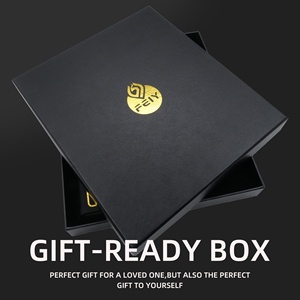 Tùy chỉnh sang trọng da A5 Nhật Ký máy tính xách tay Hộp quà tặng với tùy chỉnh bút Pantone in ấn bìa cứng RÀNG BUỘC - Product Image 4