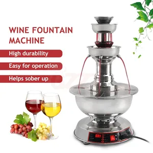 Kommerzielle Cocktail-Brunnen-Maschine Red Win Dispenser für Party Electric Wedding Rotwein brunnen Sub Wine Brewing Machine