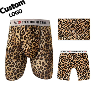 <span class=keywords><strong>Slip</strong></span> Boxer da <span class=keywords><strong>Uomo</strong></span> in Cotone con Stampa Leopardata, Nuovo Design Personalizzato, Confezione in Scatola, Vendita all'Ingrosso - Product Image 2