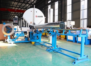 2025 Hot Sale Spiral Duct <b>Machine</b> Flexible Spiral Air <b>Pipe</b> Forming <b>Machine</b> Industrial Duct Making Equipment - Product Image 2