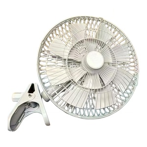 Ventilador de Cabina para Auto de Alta Calidad, 11 Pulgadas, Azul y Blanco, 12V 24V, Logotipo Personalizable, Universal para Autos y Camiones - Product Image 3