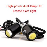 1 Pieza Luz de Señal Universal para Motocicleta, Lámpara LED para Matrícula de Coche, Bombilla Súper Brillante con Forma de Ojo de Águila, Indicador de Giro