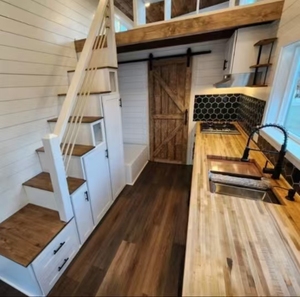 Moderna Casa Prefabricada Móvil Grande, Remolque de Viaje para Exteriores con Dormitorio Tipo RV - Product Image 3