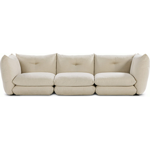 Modern Italian Design Stacked <b>Pillow</b> <b>Sofa</b> Luxury Modular Soft Upholstered Couch for Villa Living Room - Product Image 1