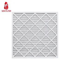 Medium Efficiency Clean Room HVAC Usage 14x20x4 Air Filter MERV 8 1113 Panel Pleated HVAC Ac Furnace Air Filter 20x20x5