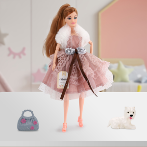 Кукла Аксинни 11,5 дюймов, цельное тело, 9 подвижных суставов, модная кукла для девочек, подарок - Product Image 3