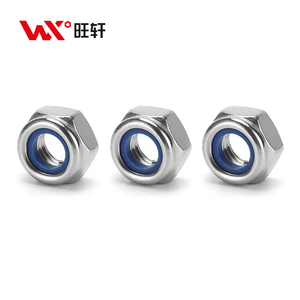 एम 8 एम 10 एम 12 नायलॉन सम्मिलित फास्टनरों उच्च शक्ति एम 14 एम 16 हेक्सागोन नायलॉन लॉक नट डि982 उद्योग - Product Image 5