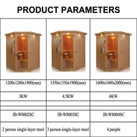 Sauna intérieur en bois, prix d'usine, sauna intérieur de luxe, sauna traditionnel à vapeur, sauna pour 2 à 4 personnes, à vendre