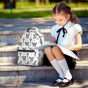 Mochila Infantil Estilo Occidental con Diseño de Vaca Highland, Girasol y Azteca, para Campamento, Escuela y Viajes - Product Image 2