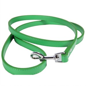 공장 도매 개 가죽 끈 저렴한 PU 소재 애완 동물 고양이 개 가죽 끈 - Product Image 1