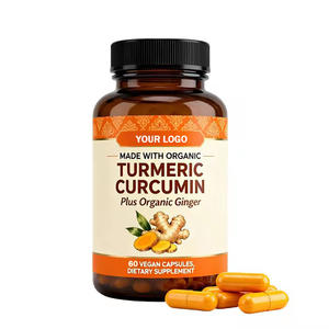 Kapsul Kunyit Kurkumin 2250mg Penyerapan Terbaik dengan Kurkuminoid dan Bio Perine Lada Hitam untuk Dewasa <span class=keywords><strong>60</strong></span> Kapsul - Product Image 1