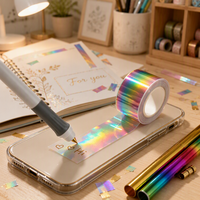 Kit de stylos à feuille d'or USB personnalisables, stylo à feuille d'or manuel DIY pour la création de cartes, la décoration de cadeaux avec 4 stylos à feuille d'or en cuivre