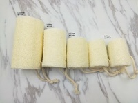 Outils de nettoyage en luffa naturel Éponge luffa Gants exfoliants Brosse à laver les pots Chiffon