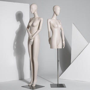 Mannequins féminins couleur peau demi-<span class=keywords><strong>mannequin</strong></span> pour femmes avec mains en bois pour le magasin - Product Image 3