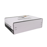 Boîte en carton ondulé biodégradable sans colle, boîte d'expédition à fermeture éclair, boîte d'expédition auto-adhésive sans adhésif pour emballage express