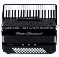 OEM Professional 34/37/41 Keys 60/80/96/120 Bass Accordion Instrument YD08 Celluloid Accordion with Metal Cover Plate