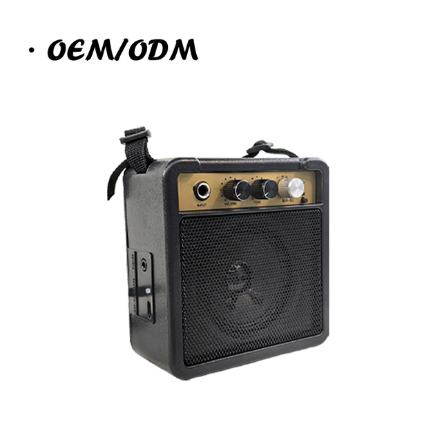 AIERKE Portable Guitar Amplifier Outdoor Practice Sound System Lightweight and Portable Long Battery Life MA-5L