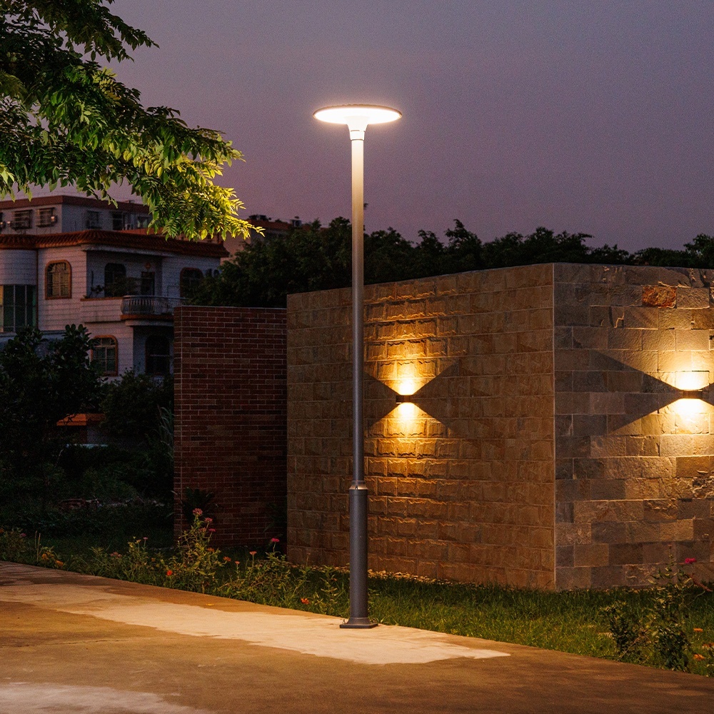 2026 Modern LED Garden Light AC/DC 3000K IP65 Waterproof Square Outdoor 220V 60W/80W CRI 80 3-Year Warranty