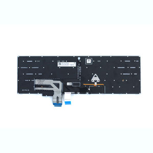 Clavier de remplacement pour ordinateur portable Lenovo 5N21F39391 rétroéclairé avec cadre, câble plat noir nordique UK inclus - Product Image 2