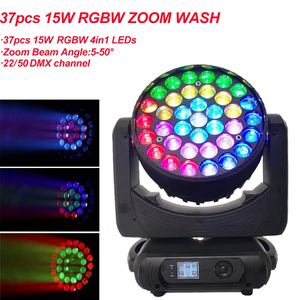ビッグ ビーアイ 4in1 RGBW 37x15W ウォッシュ <span class=keywords><strong>LED</strong></span> B-EYE K20 ウォッシュビーム ズーム ステージライト ナイトクラブ用 - Product Image 2