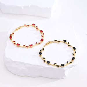 Gioielli Elfic all'Ingrosso, Nuovo Arrivo <span class=keywords><strong>Bracciale</strong></span> a Forma di Tulipano e Rosa, Placcato Oro, Gioiello Delicato, Regalo <span class=keywords><strong>per</strong></span> la <span class=keywords><strong>Festa</strong></span> <span class=keywords><strong>della</strong></span> <span class=keywords><strong>Mamma</strong></span> - Product Image 2