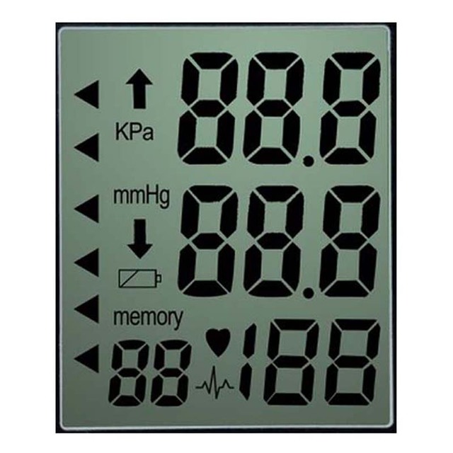lcd display customized monochrome segment lcd