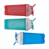 Gobelet shaker personnalisé pour l'extérieur, fabriqué en plastique PP sans BPA, sans danger pour les aliments, idéal pour la course à pied en sentier et les aventures en randonnée