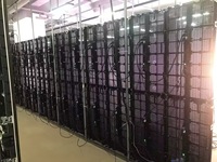 Прозрачный светодиодный экран P3.91-7.81 для стеклянных витрин, ультратонкая светодиодная панель, видеостена для внутренней рекламы