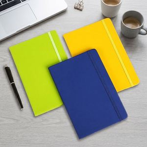 Carnet de notes A5 simple avec logo personnalisé, cadeau promotionnel créatif pour le bureau - Product Image 1