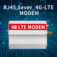 Módem global 4G RS232 UART RJ45 remoto TCP/IP a puerto serial Terminal de comunicación del servidor Ethernet Módem 2G LTE de 2G