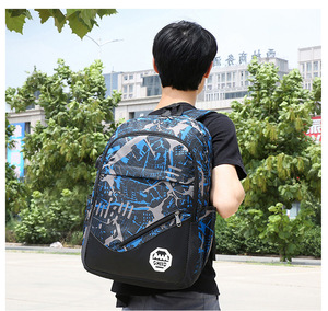New Fashion Customized Printed Backpack <b>Bag</b> Wholesale 3pcs School <b>Bag</b> Set - Product Image 3