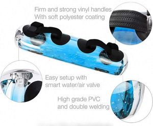 BSCI Factory Portable Core Balance <b>Barbell</b> Aqua Power Bag, PVC <b>Weight</b> Testing Water Bag - Product Image 2