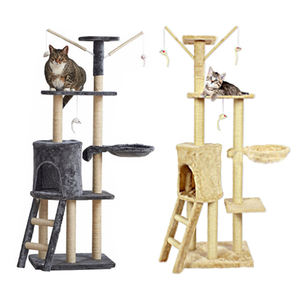 Gato esquina gato de la Casa de la torre larga gato cuerda de sisal con juguetes y las cuevas y escaleras - Product Image 3